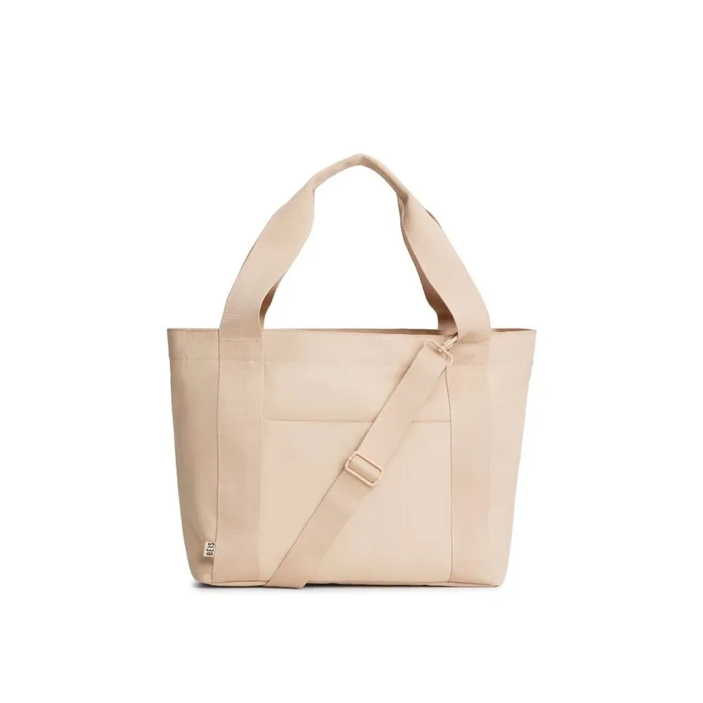 NWT BEIS Beisics Tote in Beige